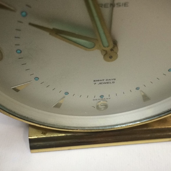 VINTAGE MCM GERMAN ALARM CLOCK WITH WORKING ALARM - Picture 4 of 11